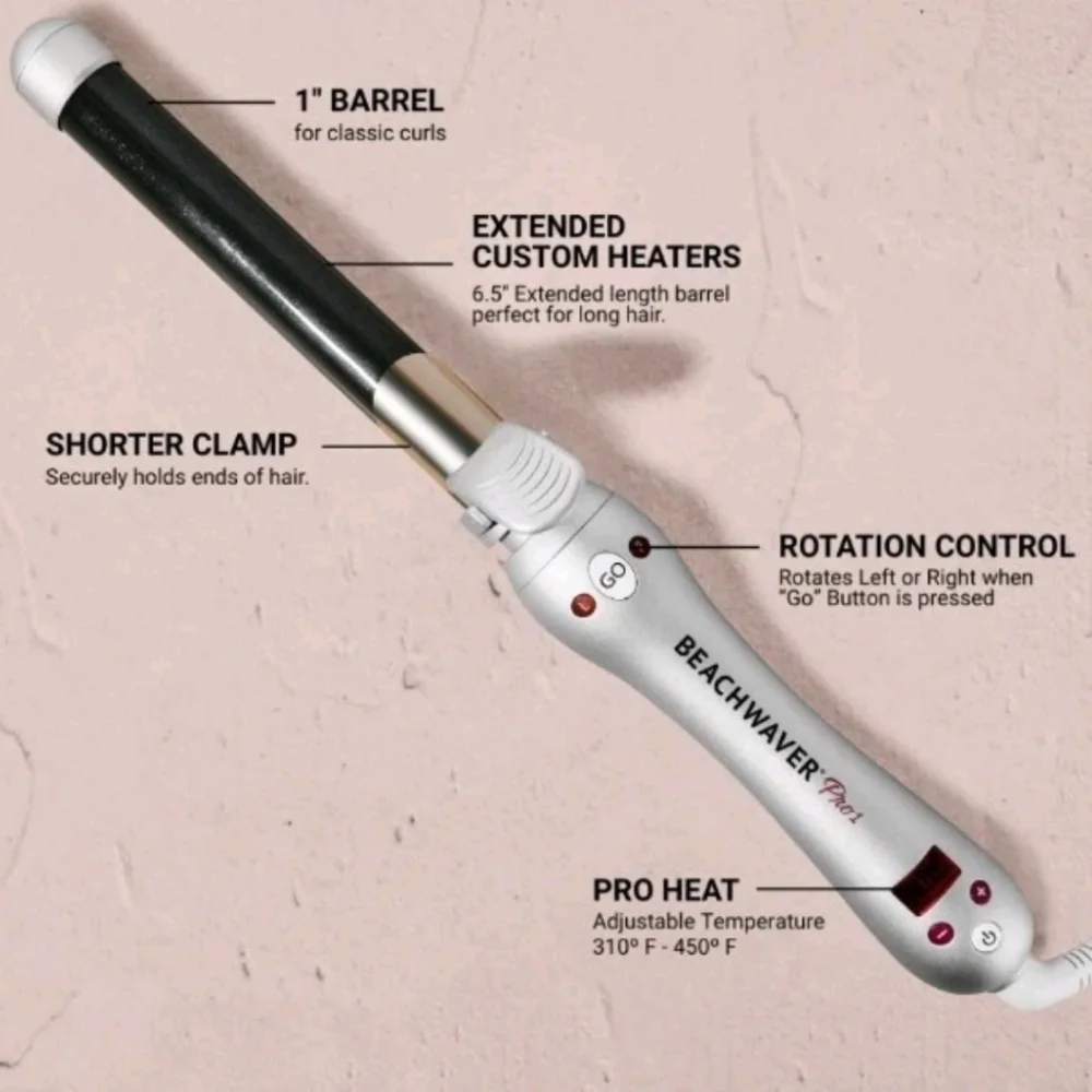 Beachwaver Pro 1.25in Automatic Rotating Professional Curling Iron